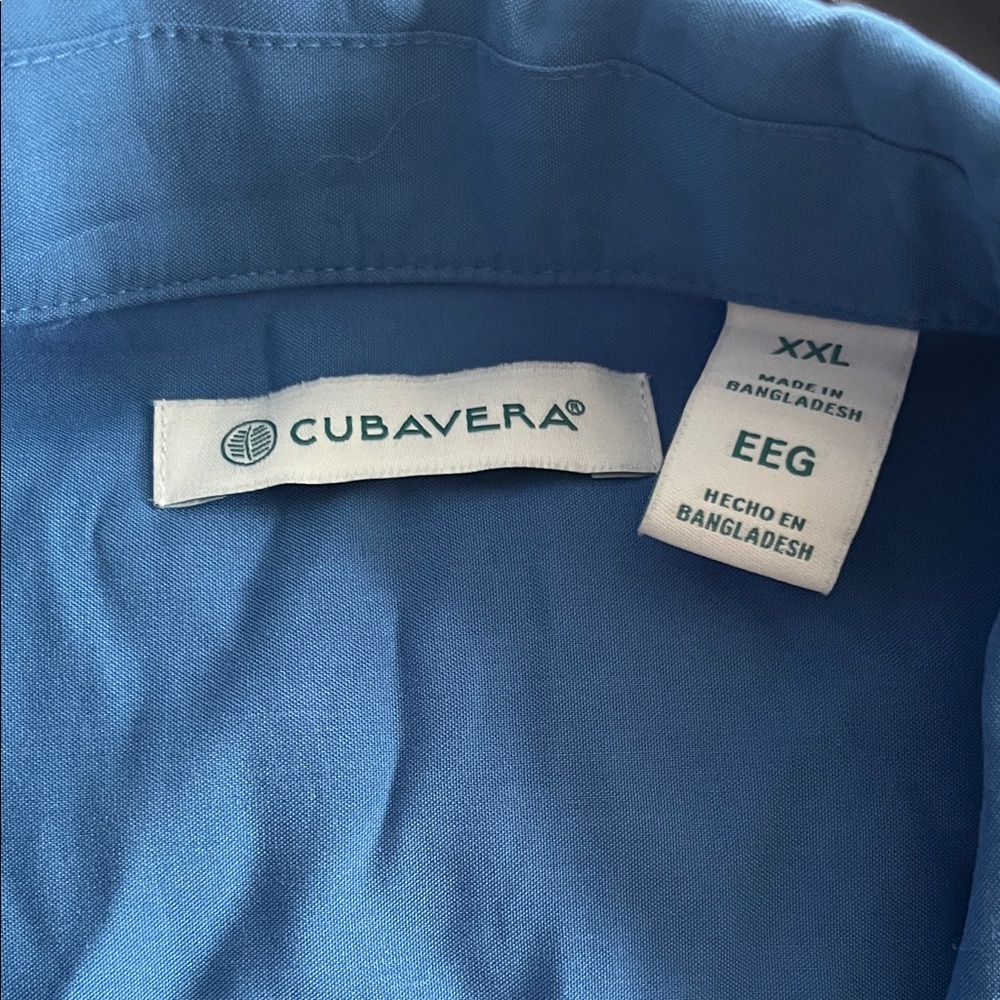 NWT Cubavera Button Down shirt - Picture 2 of 5